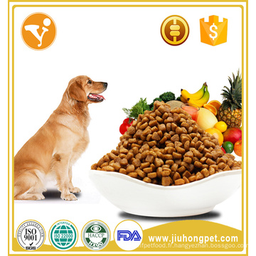 Nourriture pour chien adulte sans additif Aliments pour chats crus Aliments pour chiens en vrac organiques